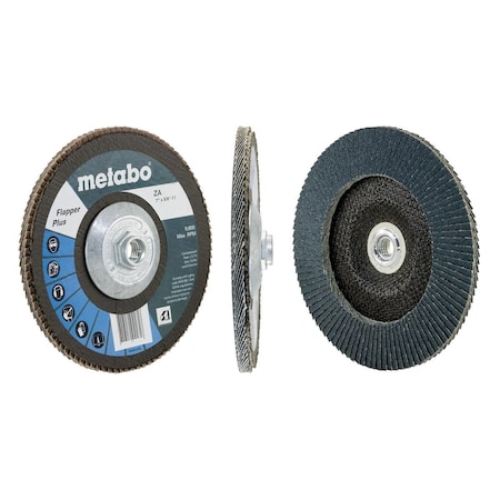 Metabo Flap Disc 7" Flapper Plus 40 5/8"-11 T29 Fiberglass 629415000